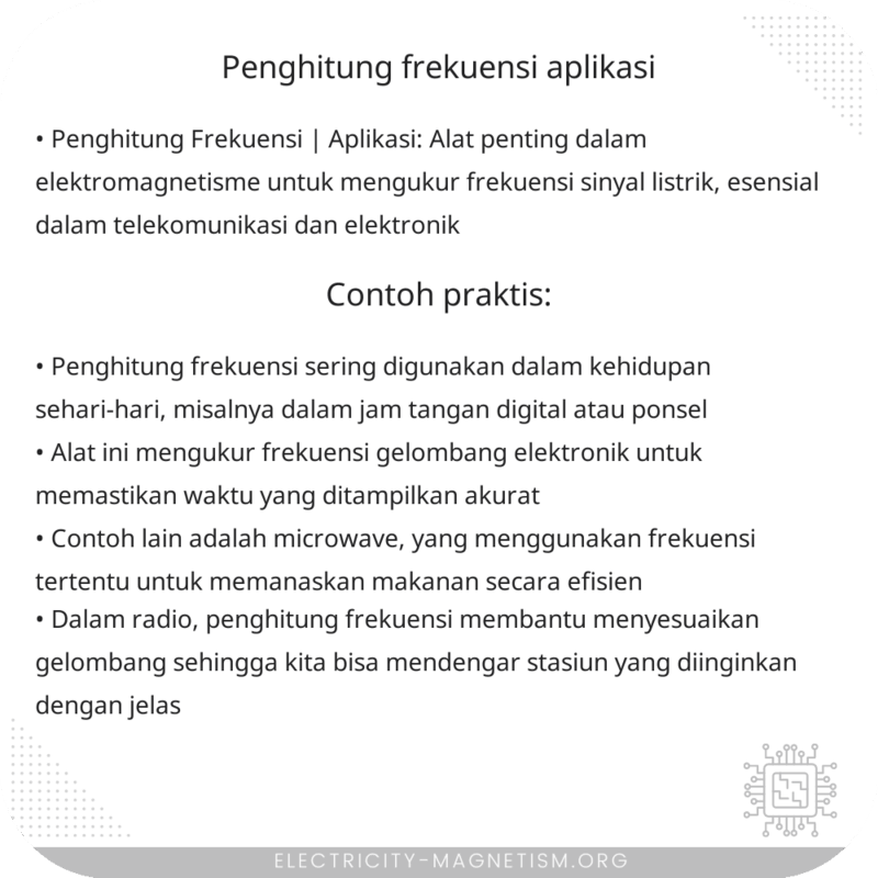 Penghitung Frekuensi | Aplikasi