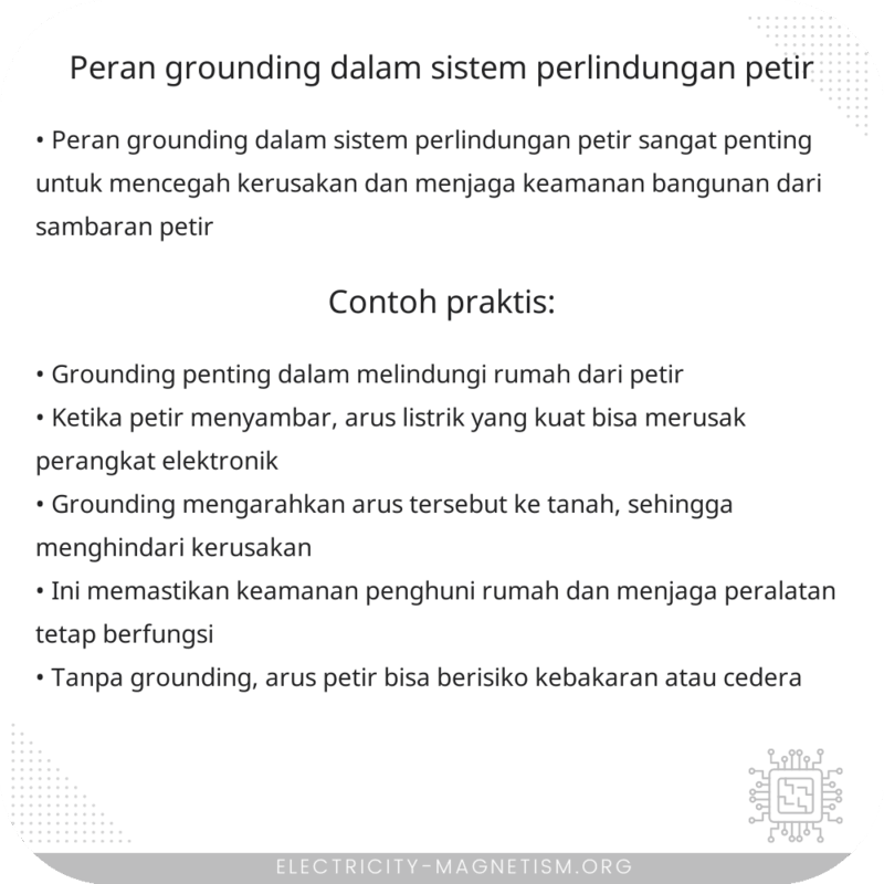 Peran Grounding dalam Sistem Perlindungan Petir