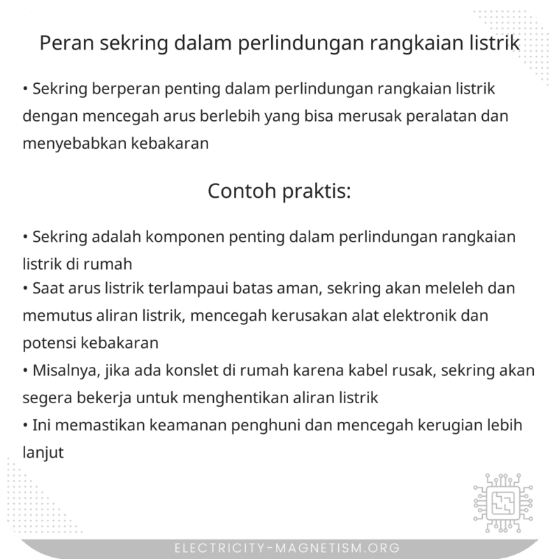 Peran Sekring dalam Perlindungan Rangkaian Listrik