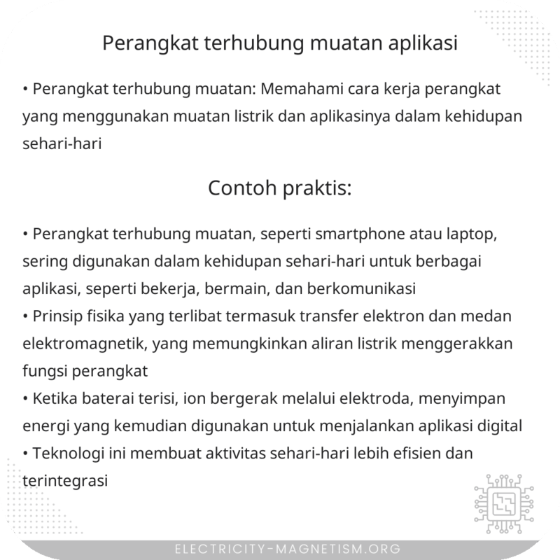 Perangkat Terhubung Muatan | Aplikasi