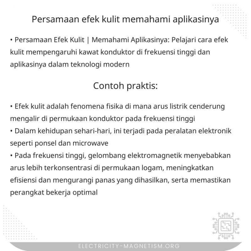Persamaan Efek Kulit | Memahami Aplikasinya