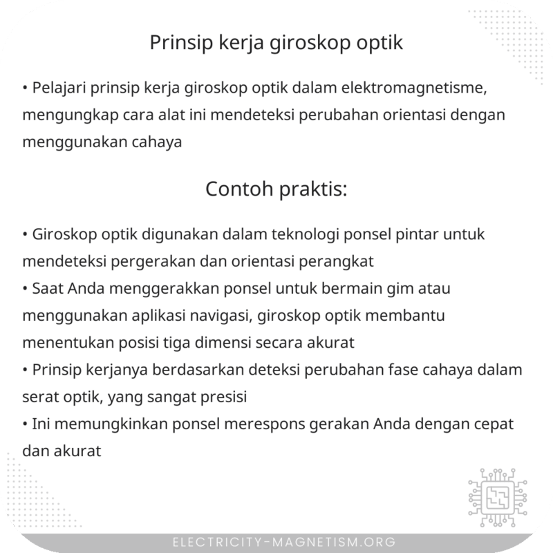 Prinsip Kerja Giroskop Optik