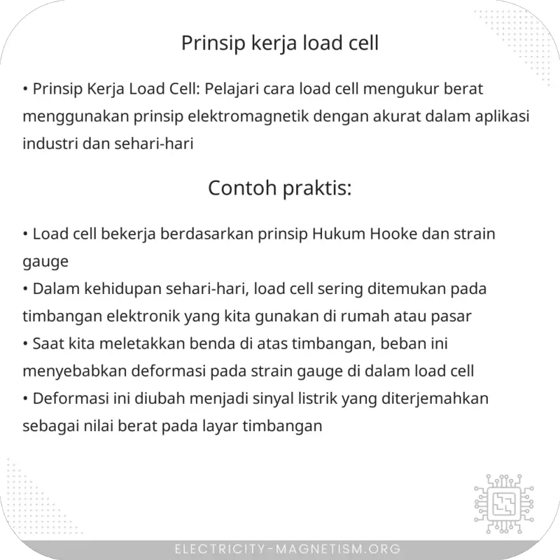 Prinsip Kerja Load Cell