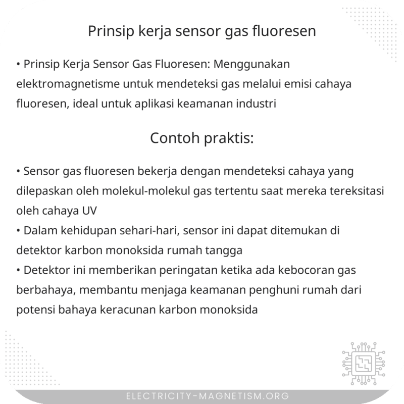 Prinsip Kerja Sensor Gas Fluoresen