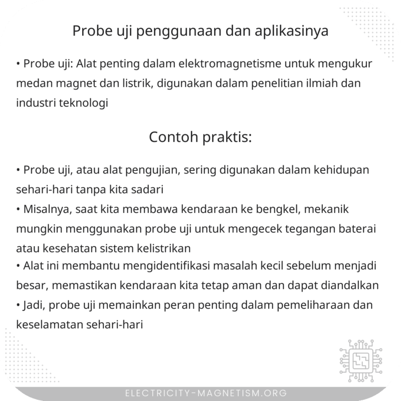 Probe Uji | Penggunaan dan Aplikasinya