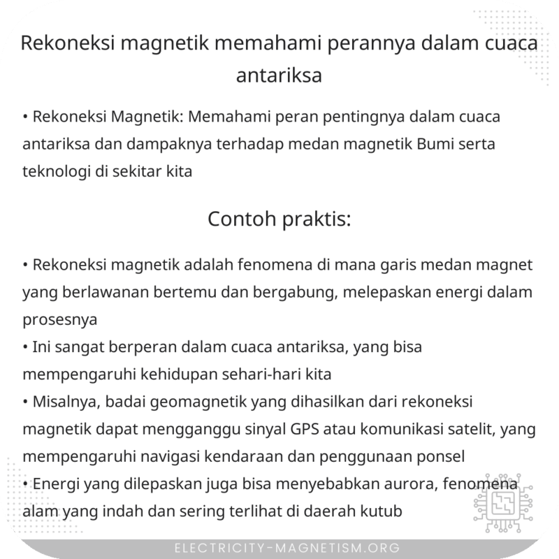 Rekoneksi Magnetik | Memahami Perannya dalam Cuaca Antariksa