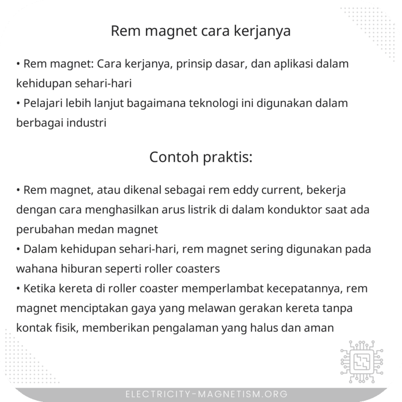 Rem Magnet | Cara Kerjanya