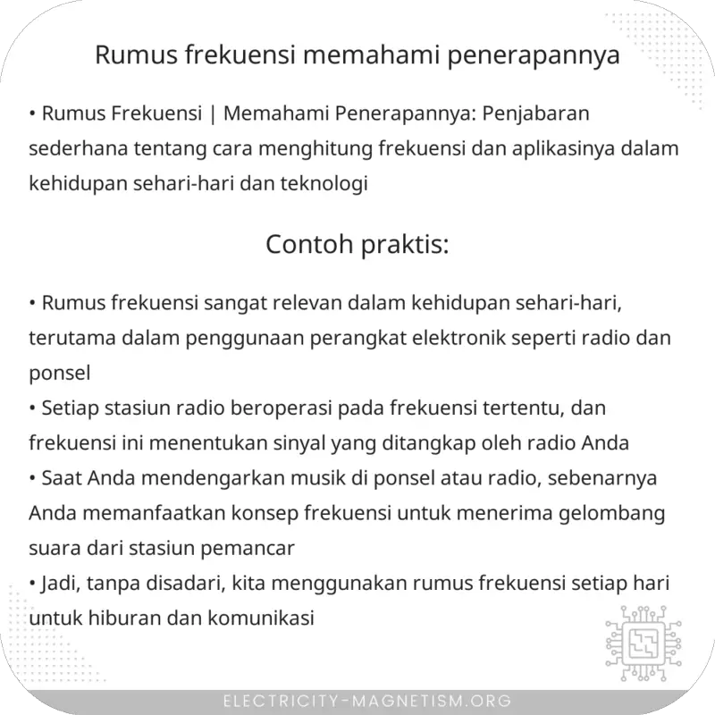 Rumus Frekuensi | Memahami Penerapannya