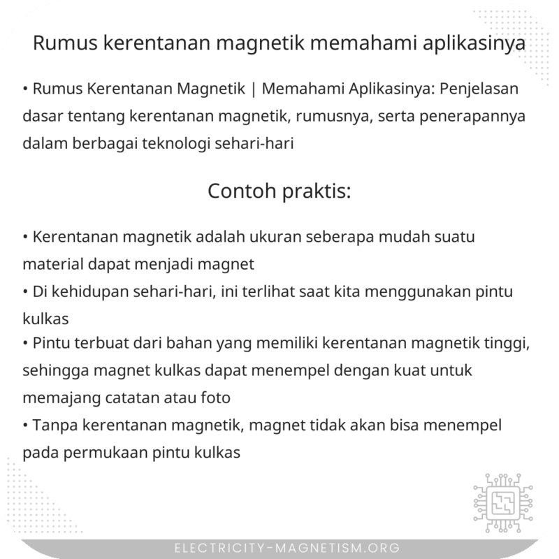 Rumus Kerentanan Magnetik | Memahami Aplikasinya