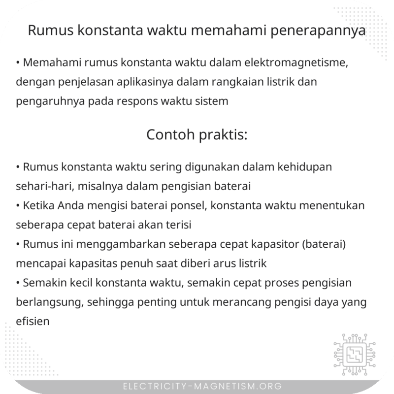 Rumus Konstanta Waktu | Memahami Penerapannya