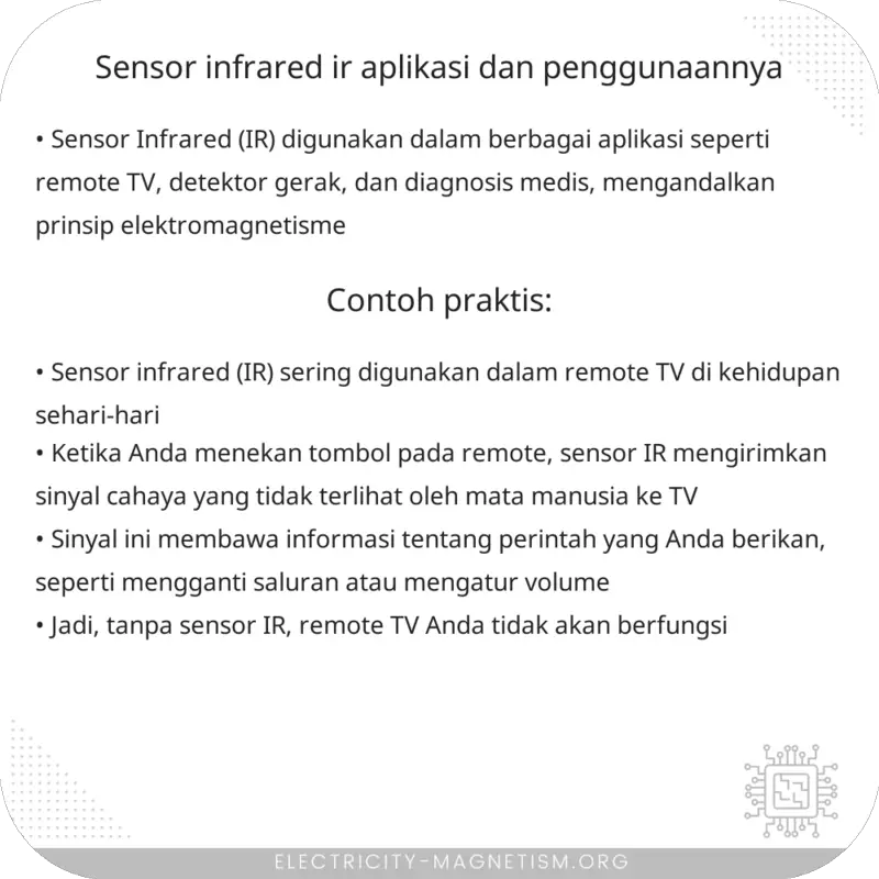 Sensor Infrared (IR) | Aplikasi dan Penggunaannya