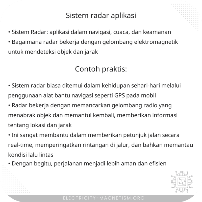 Sistem Radar | Aplikasi
