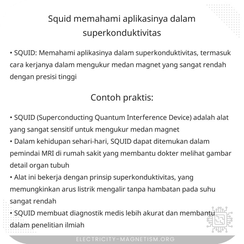 SQUID | Memahami Aplikasinya dalam Superkonduktivitas