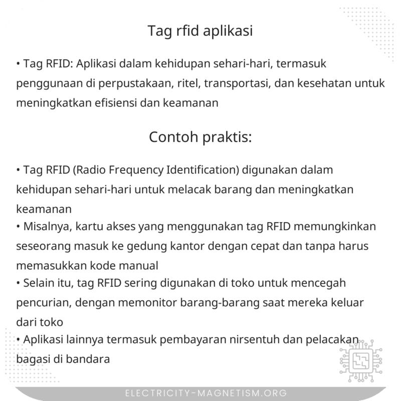 Tag RFID | Aplikasi
