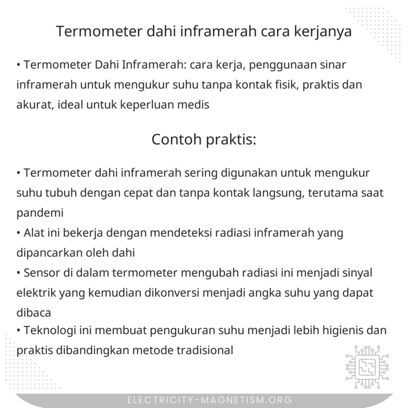 Termometer Dahi Inframerah | Cara Kerjanya
