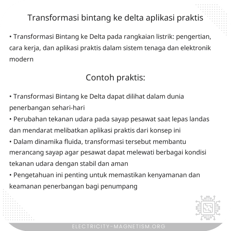 Transformasi Bintang ke Delta | Aplikasi Praktis